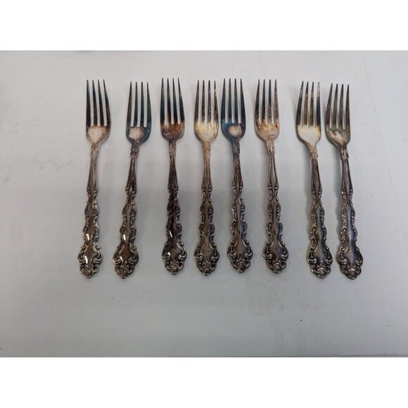 Oneida Community Silverplate "Beethoven"  Serving for 8 Set of 33 Set #2 - Picture 7 of 8